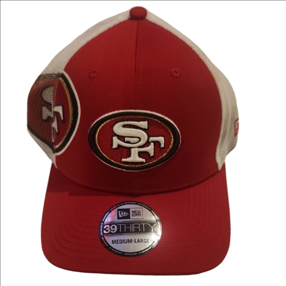 New Era Vintage SF 49ers Red & White 39THIRTY Cap